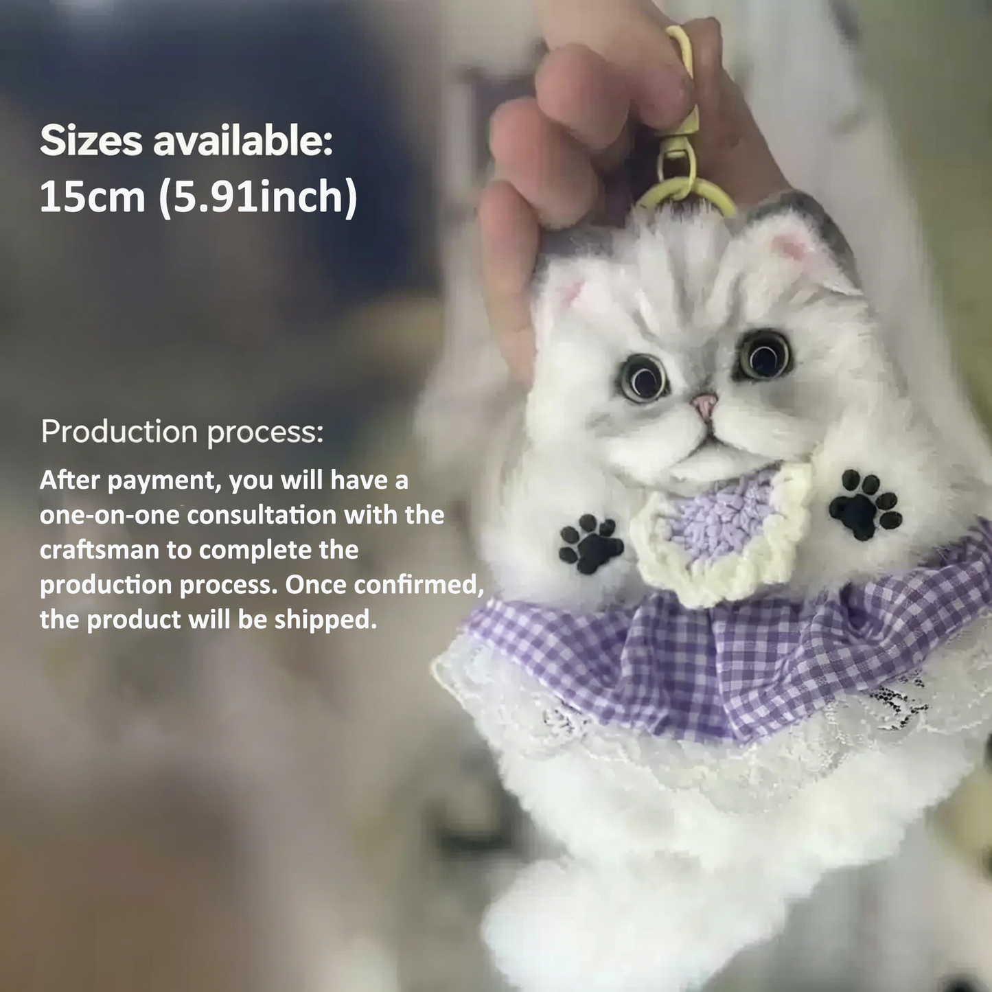 Custom-made souvenir figurines of pet dogs and cats, realistic decorations, and other related items. (Pictures and photos are welcome.)