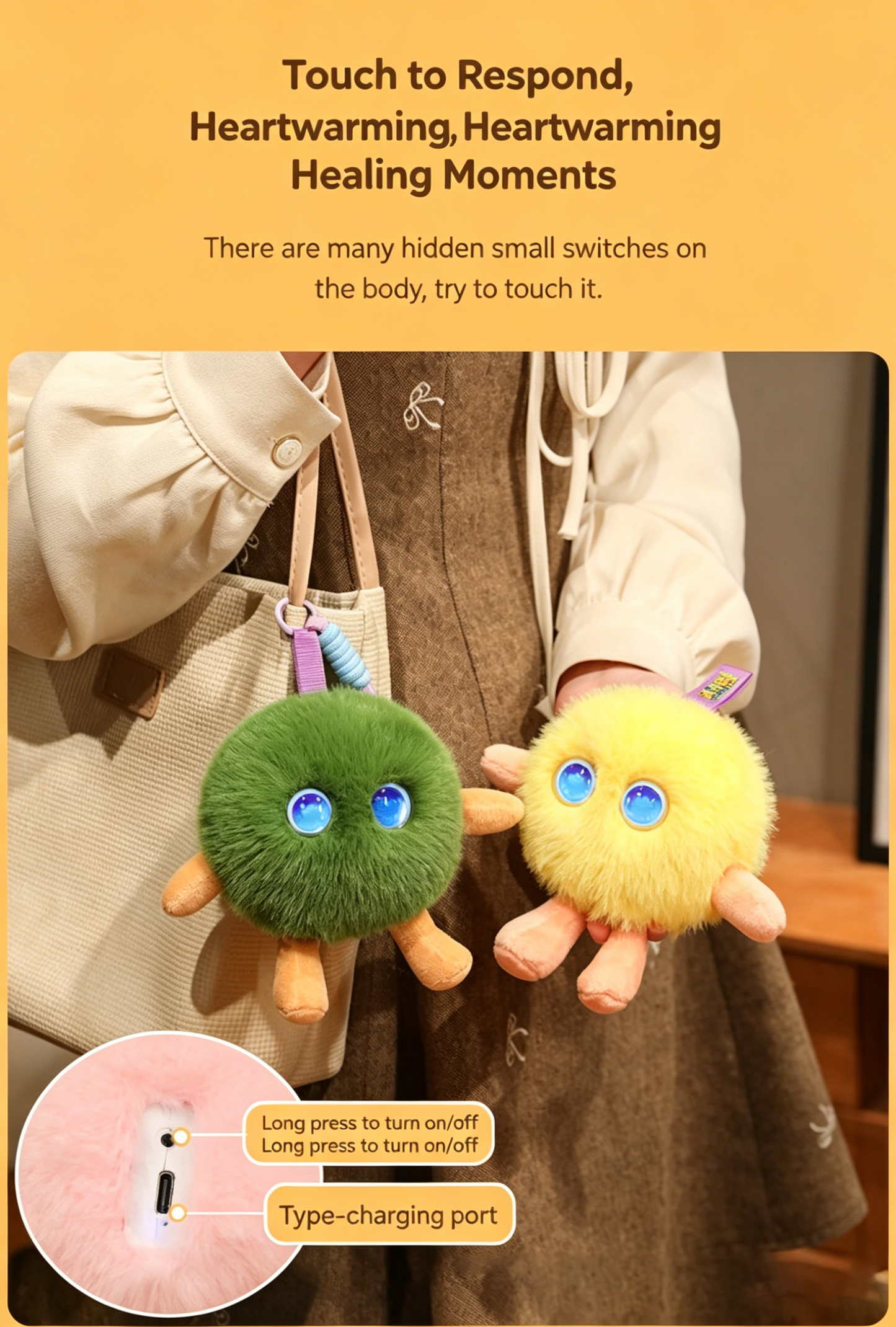 Dialogue AI Toy Emotional Companion Smart Robot Plush Toy Children's Doll