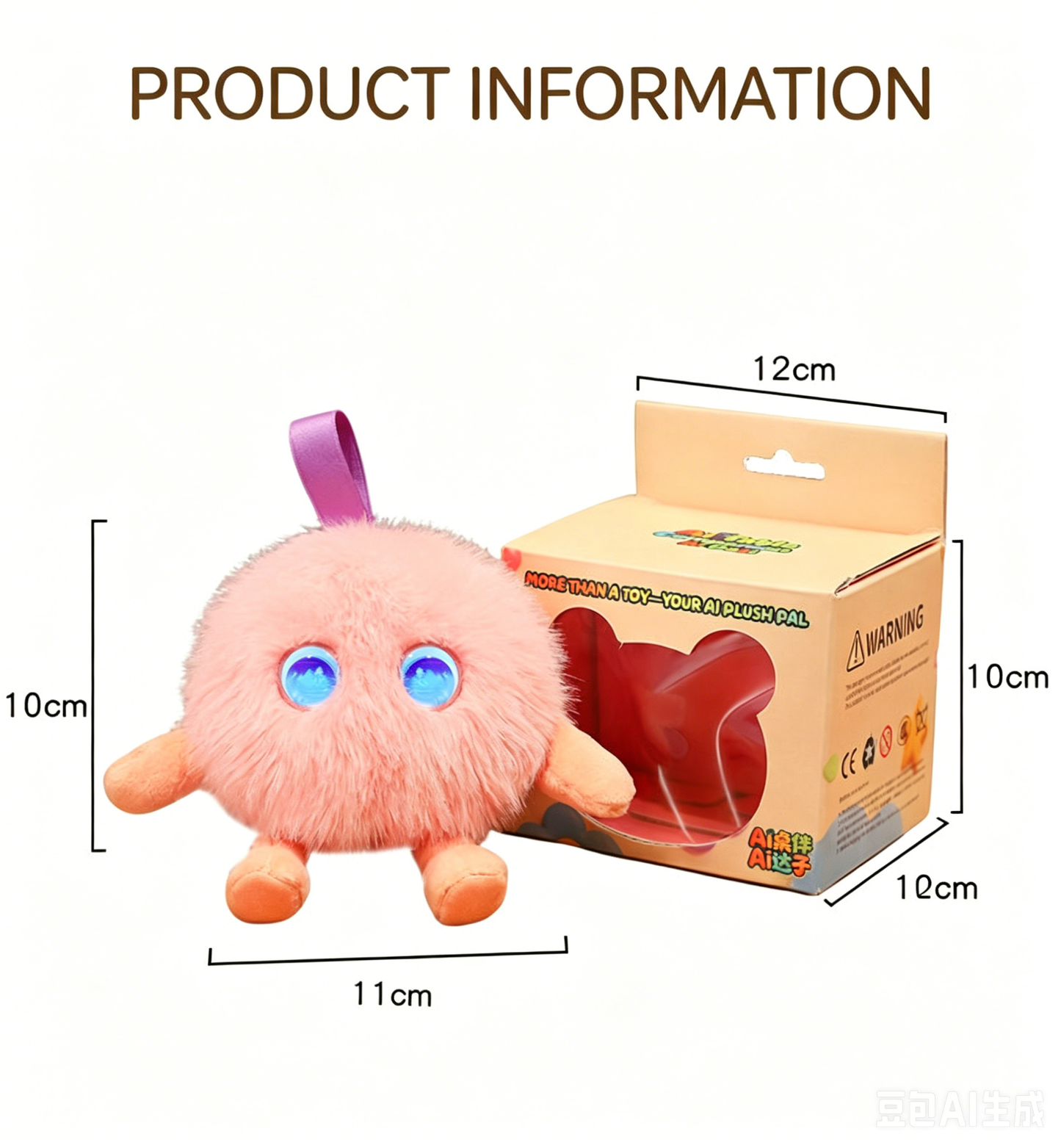 Dialogue AI Toy Emotional Companion Smart Robot Plush Toy Children's Doll