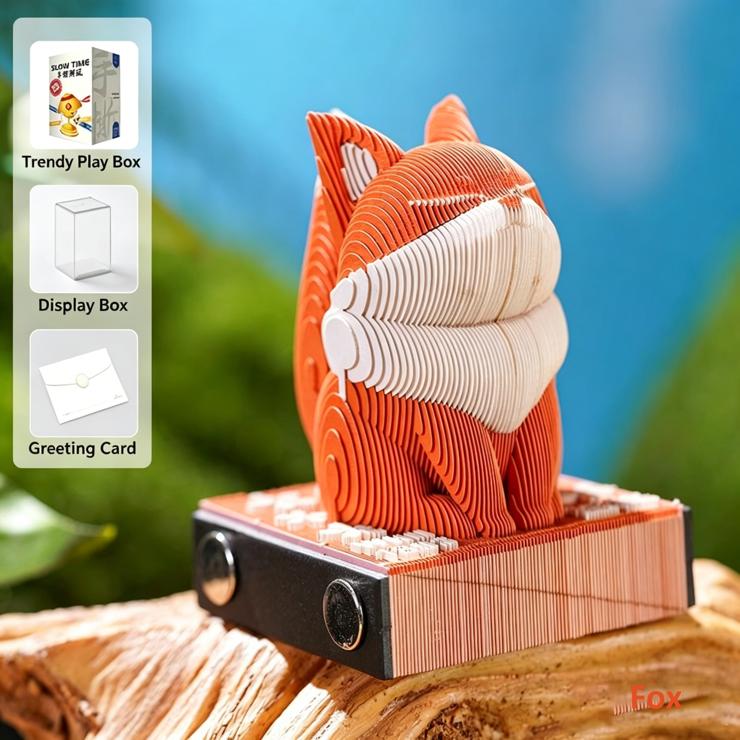 Birthday Wishing Tree 3D Paper Sculpture Sticky Notes, Tearable 3D Relief Artwork Ornament, High-Value Gift