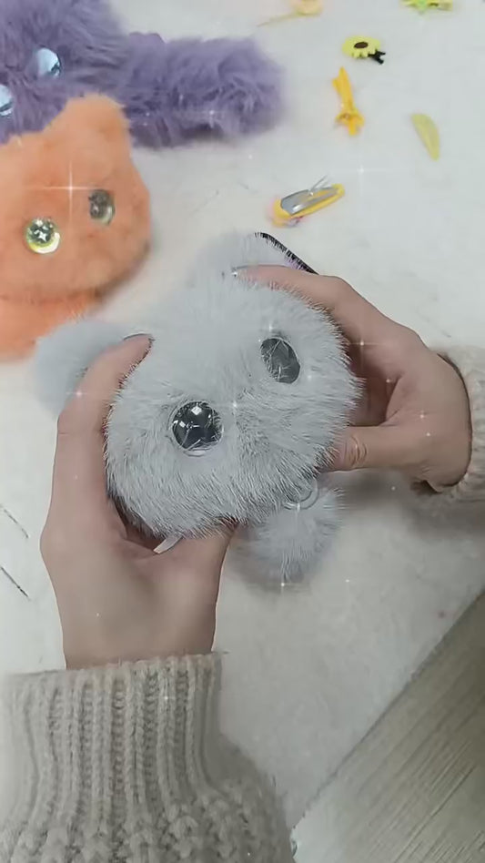 AI Plush Toy Keychain Trendy Doll Smart Chatting Curious Cat Plush Toy