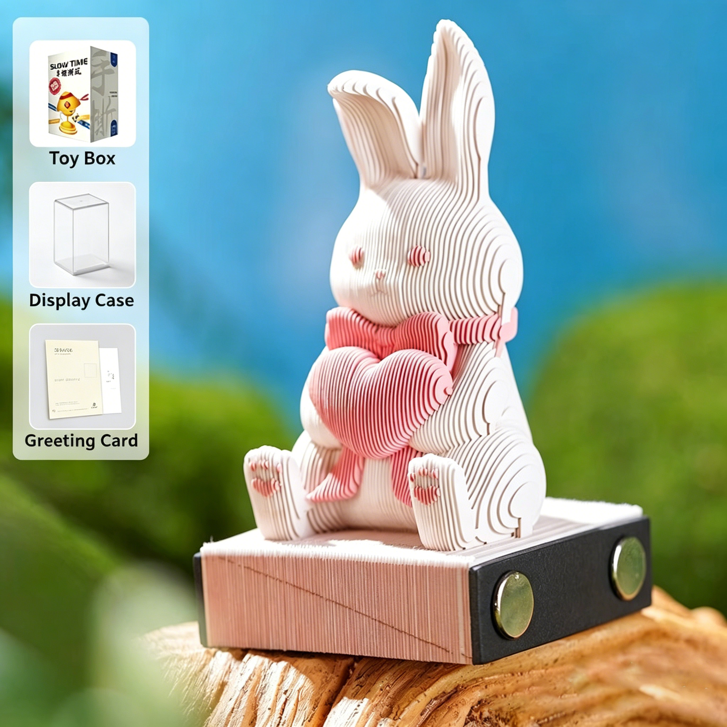 Birthday Wishing Tree 3D Paper Sculpture Sticky Notes, Tearable 3D Relief Artwork Ornament, High-Value Gift